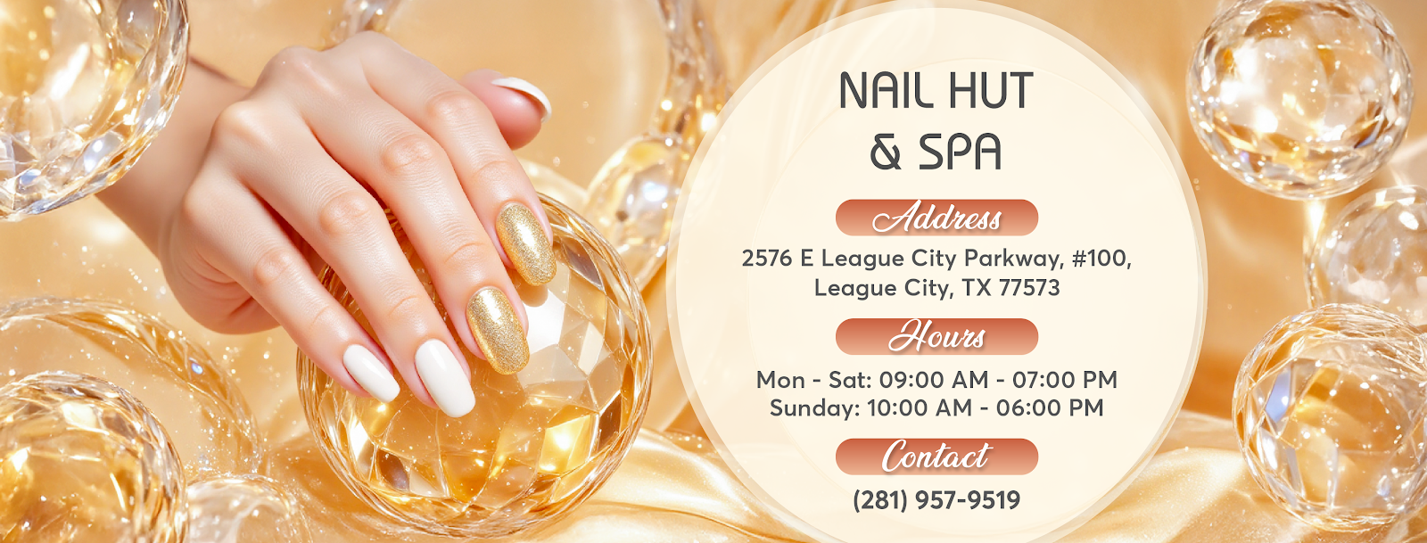 Nail Hut & Spa logo
